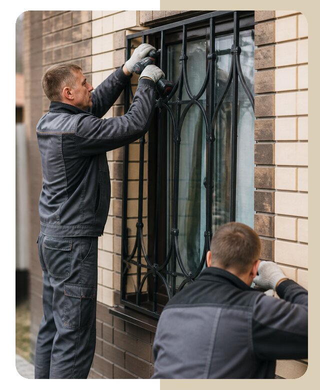 Установка решеток в дом в Павлово по цене от 3548 р. | Дверной